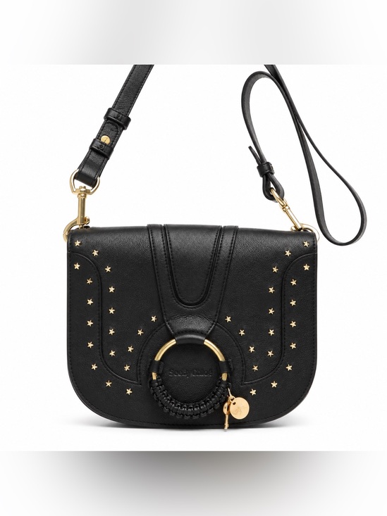 See By Chloe Handbags - See By Chloé Black Leather Crossbody Bag with Gold Hardware